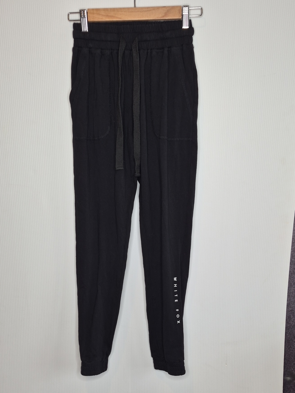 White Fox Black Lounge Joggers Size XS